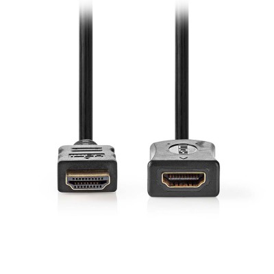 Καλώδιο προέκτασης High speed HDMI with Ethernet, HDMI αρσ. - HDMI θηλ., με επίχρυσες επαφές, 2.00m. Καλώδιο προέκτασης High speed HDMI with Ethernet, HDMI αρσ. - HDMI θηλ., με επίχρυσες επαφές, 2.00m.