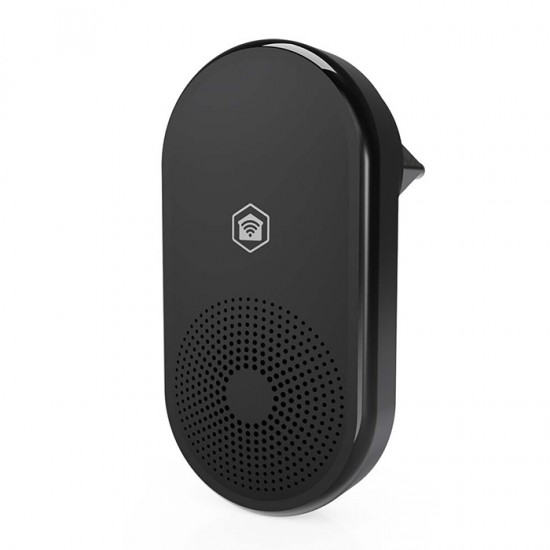 Ασύρματο plug-in smart εσωτερικό κουδούνι, σε μαύρο χρώμα. Ασύρματο plug-in smart εσωτερικό κουδούνι, σε μαύρο χρώμα.