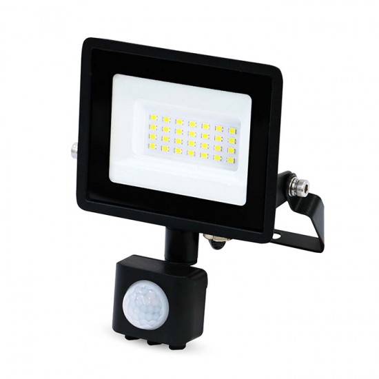 Προβολέας LED με αισθητήρα κίνησης PIR, 20W. Προβολέας LED με αισθητήρα κίνησης PIR, 20W.