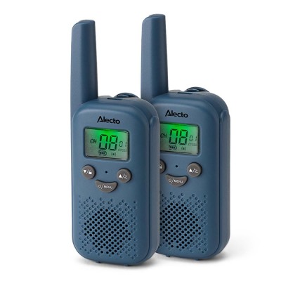 Walkie talkie με εμβέλεια έως και 6 km, σε μπλε χρώμα. Walkie talkie με εμβέλεια έως και 6 km, σε μπλε χρώμα.