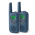 Walkie talkie με εμβέλεια έως και 6 km, σε μπλε χρώμα.