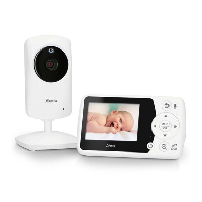 Full Eco Ασύρματη ενδοεπικοινωνία (baby monitor), τεχνολογίας FHSS 2.4GHz με δυνατότητα αμφίδρομης επικοινωνίας, κάμερα και έγχρωμη οθόνη 2.4" σε λευκό χρώμα. Full Eco Ασύρματη ενδοεπικοινωνία (baby monitor), τεχνολογίας FHSS 2.4GHz με δυνατότητα αμφίδρομης επικοινωνίας, κάμερα και έγχρωμη οθόνη 2.4" σε λευκό χρώμα.