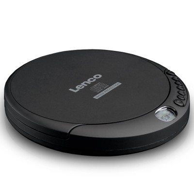 Φορητό CD/MP3 player με αντικραδασμική προστασία, σε μαύρο χρώμα.