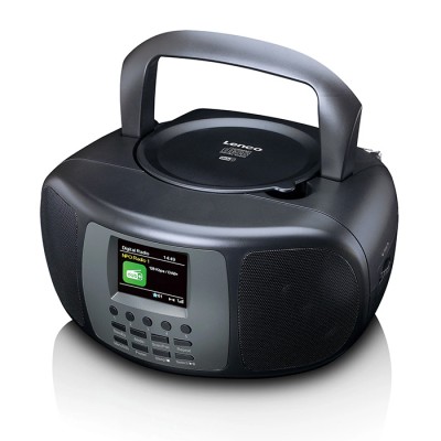 Φορητό ραδιόφωνο DAB+/FM με Bluetooth, CD Player και μεγάλη έγχρωμη οθόνη LCD.
