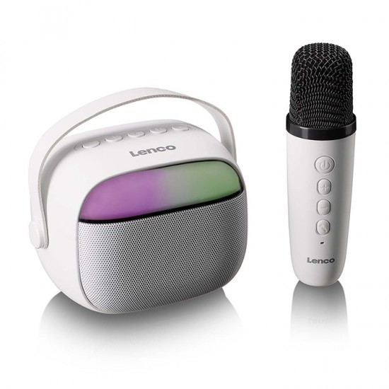Ηχείο Bluetooth με ασύρματο μικρόφωνο, RGB φωτισμό και λειτουργία Karaoke. Ηχείο Bluetooth με ασύρματο μικρόφωνο, RGB φωτισμό και λειτουργία Karaoke.