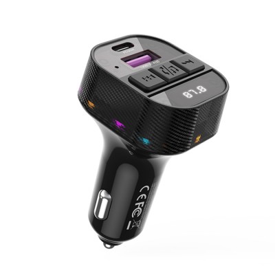 Bluetooth ΜΡ3 αναμεταδότης FM αυτοκινήτου με θύρες φόρτισης Type-A+Type-C PD 30W Bluetooth ΜΡ3 αναμεταδότης FM αυτοκινήτου με θύρες φόρτισης Type-A+Type-C PD 30W