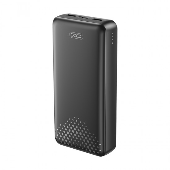 Powerbank 20.000 mAh με 3 θύρες USB (2x USB-A, 1x USB-C), σε μαύρο χρώμα Powerbank 20.000 mAh με 3 θύρες USB (2x USB-A, 1x USB-C), σε μαύρο χρώμα