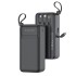 Powerbank 30.000mAh, με 4 ενσωματωμένα καλώδια (USB-A, USB-C, MICRO, LIGHTNING)