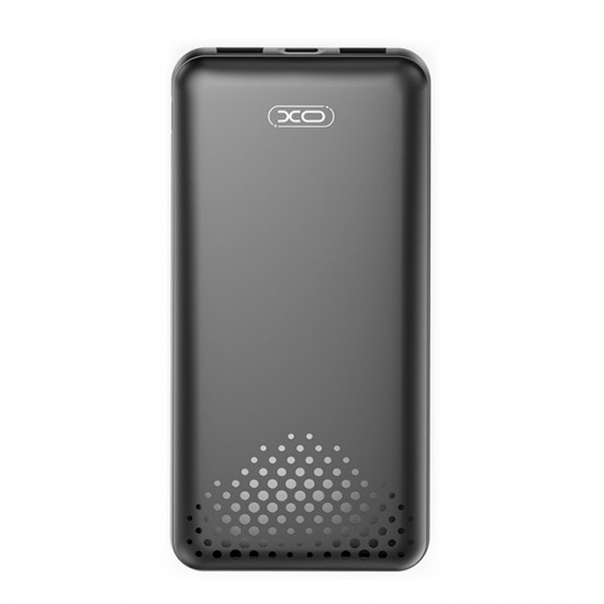 Powerbank 10.000 mAh με 3 θύρες USB (2x USB-A, 1x USB-C), σε μαύρο χρώμα Powerbank 10.000 mAh με 3 θύρες USB (2x USB-A, 1x USB-C), σε μαύρο χρώμα