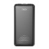 Powerbank 10.000 mAh με 3 θύρες USB (2x USB-A, 1x USB-C), σε μαύρο χρώμα