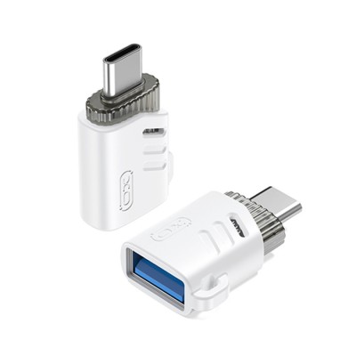 Αντάπτορας USB High-Speed type-C αρσ. - USB-Α θηλ., σε λευκό χρώμα Αντάπτορας USB High-Speed type-C αρσ. - USB-Α θηλ., σε λευκό χρώμα