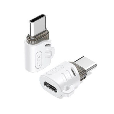Αντάπτορας USB High-Speed type-C αρσ. θηλ. - Micro USB θηλ., σε λευκό χρώμα Αντάπτορας USB High-Speed type-C αρσ. θηλ. - Micro USB θηλ., σε λευκό χρώμα
