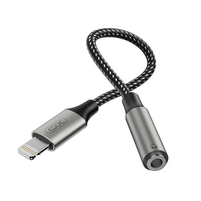 Καλώδιο-αντάπτορας Lightning - 3.5mm θηλ., 0.12m σε γκρι χρώμα Καλώδιο-αντάπτορας Lightning - 3.5mm θηλ., 0.12m σε γκρι χρώμα