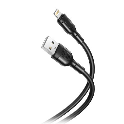 Καλώδιο USB High-Speed A αρσ. - Lightning 10.5W, 1.00m σε μαύρο χρώμα Καλώδιο USB High-Speed A αρσ. - Lightning 10.5W, 1.00m σε μαύρο χρώμα