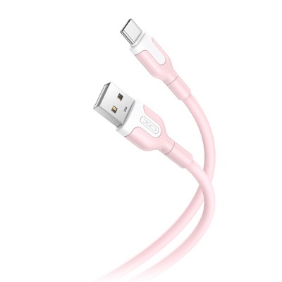 Καλώδιο USB High-Speed A αρσ. - USB Type-C αρσ. 10.5W, 1.00m σε ροζ χρώμα Καλώδιο USB High-Speed A αρσ. - USB Type-C αρσ. 10.5W, 1.00m σε ροζ χρώμα