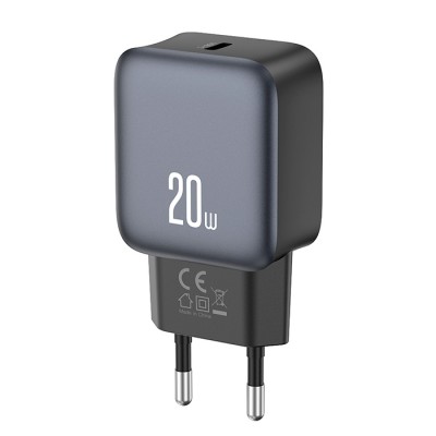 Universal φορτιστής USB-C, 20W σε μαύρο χρώμα Universal φορτιστής USB-C, 20W σε μαύρο χρώμα