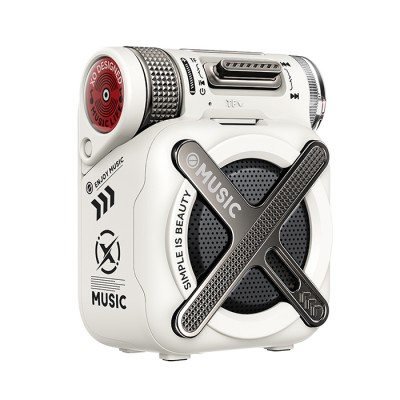 Mini Bluetooth φορητό ηχείο, σε λευκό χρώμα Mini Bluetooth φορητό ηχείο, σε λευκό χρώμα