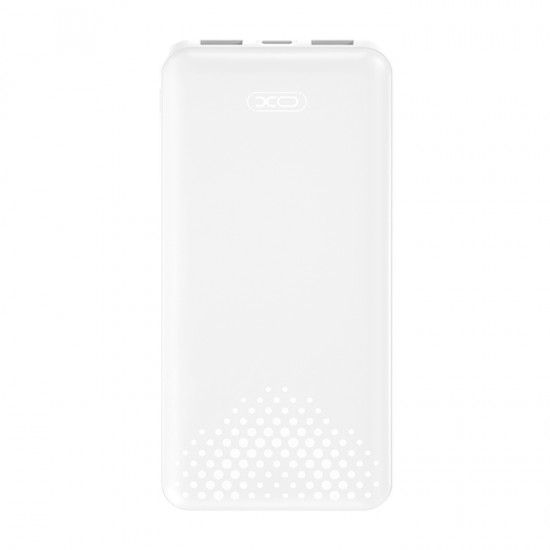 Powerbank 10.000 mAh με 3 θύρες USB (2x USB-A, 1x USB-C), σε λευκό χρώμα Powerbank 10.000 mAh με 3 θύρες USB (2x USB-A, 1x USB-C), σε λευκό χρώμα