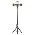 Bluetooth selfie stick με τηλεχειριστήριο και αποσπώμενα ring lights