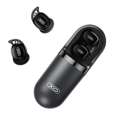 Bluetooth εργονομικά ακουστικά με δονούμενη θήκη φόρτισης και δυνατότητα χρήσης κατά τον ύπνο, σε μαύρο χρώμα Bluetooth εργονομικά ακουστικά με δονούμενη θήκη φόρτισης και δυνατότητα χρήσης κατά τον ύπνο, σε μαύρο χρώμα