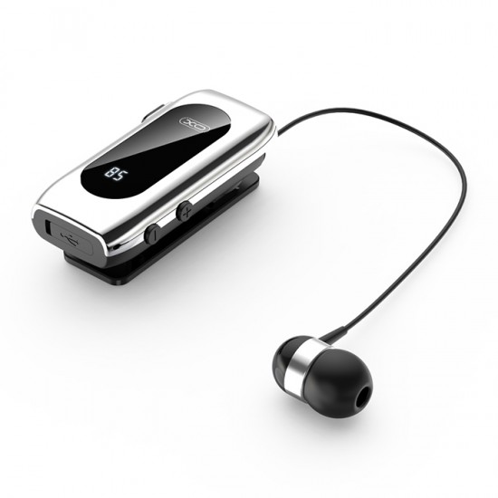 In-ear Bluetooth ακουστικό με επεκτεινόμενο καλώδιο In-ear Bluetooth ακουστικό με επεκτεινόμενο καλώδιο