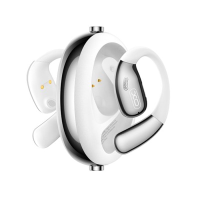 Bluetooth ακουστικά handsfree με τεχνολογία ΑΙ για αυτόματη μετάφραση ομιλίας, σε λευκό χρώμα Bluetooth ακουστικά handsfree με τεχνολογία ΑΙ για αυτόματη μετάφραση ομιλίας, σε λευκό χρώμα