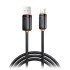 Καλώδιο High-Speed USB A αρσ. - USB Type-C αρσ. 15W, 1.00m σε μαύρο χρώμα
