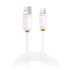 Καλώδιο High-Speed USB A αρσ. - USB Type-C αρσ. 15W, 1.00m σε λευκό χρώμα