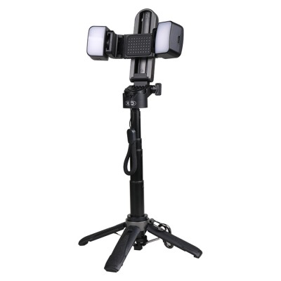Πολυμορφικό Bluetooth selfie stick με αποσπώμενα φώτα Πολυμορφικό Bluetooth selfie stick με αποσπώμενα φώτα