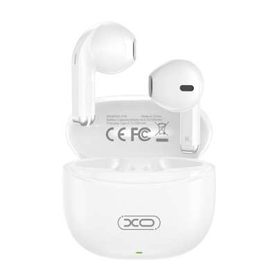Bluetooth ακουστικά handsfree με θήκη φόρτισης, σε λευκό χρώμα Bluetooth ακουστικά handsfree με θήκη φόρτισης, σε λευκό χρώμα