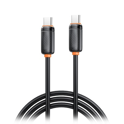 Καλώδιο USB High-Speed Τype-C αρσ. - USB Type-C αρσ. 60W, 1.00m σε μαύρο χρώμα Καλώδιο USB High-Speed Τype-C αρσ. - USB Type-C αρσ. 60W, 1.00m σε μαύρο χρώμα