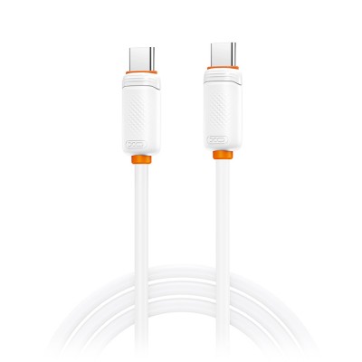 Καλώδιο USB High-Speed Τype-C αρσ. - USB Type-C αρσ. 60W, 1.00m σε λευκό χρώμα Καλώδιο USB High-Speed Τype-C αρσ. - USB Type-C αρσ. 60W, 1.00m σε λευκό χρώμα