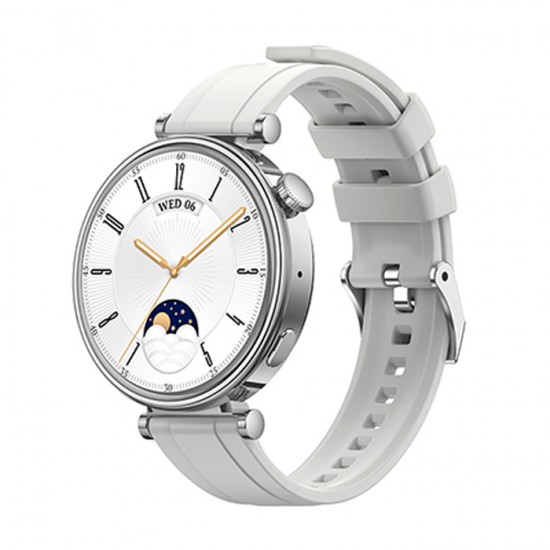 Smartwatch με οθόνη AMOLED 1.32" σε ασημί χρώμα Smartwatch με οθόνη AMOLED 1.32" σε ασημί χρώμα