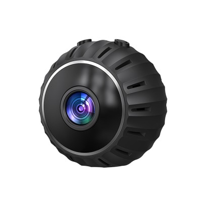 Mini Wi-Fi επαναφορτιζόμενη κάμερα 480p για εσωτερικούς χώρους, με μαγνητική επιφάνεια σε μαύρο χρώμα Mini Wi-Fi επαναφορτιζόμενη κάμερα 480p για εσωτερικούς χώρους, με μαγνητική επιφάνεια σε μαύρο χρώμα
