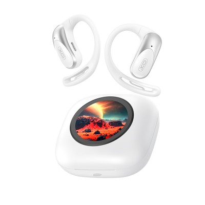 Bluetooth ear hook ακουστικά με οθόνη LCD στη θήκη φόρτισης Bluetooth ear hook ακουστικά με οθόνη LCD στη θήκη φόρτισης