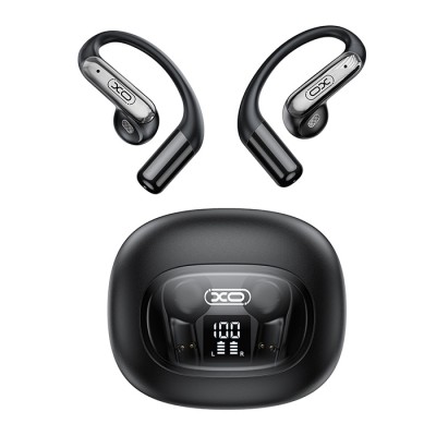 Bluetooth ακουστικά handsfree με θήκη φόρτισης και LED οθόνη, σε μαύρο χρώμα Bluetooth ακουστικά handsfree με θήκη φόρτισης και LED οθόνη, σε μαύρο χρώμα