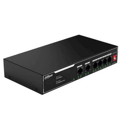 6-Port Unmanaged Ethernet Switch 10/100, με 4 θύρες PoE 6-Port Unmanaged Ethernet Switch 10/100, με 4 θύρες PoE