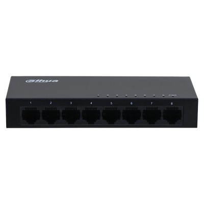 8-Port Unmanaged Gigabit Switch 10/100/1000, σε μαύρο χρώμα 8-Port Unmanaged Gigabit Switch 10/100/1000, σε μαύρο χρώμα