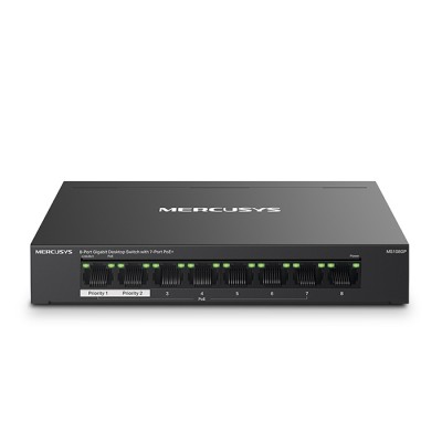8-Port Gigabit desktop switch με 7 θύρες PoE+ 8-Port Gigabit desktop switch με 7 θύρες PoE+