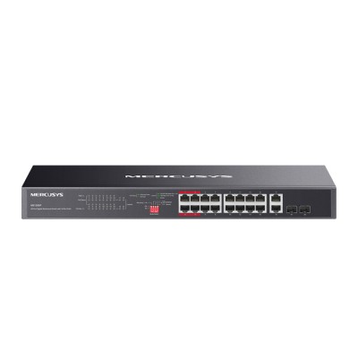 20-Port gigabit rackmount switch με 16 θύρες PoE+ 20-Port gigabit rackmount switch με 16 θύρες PoE+
